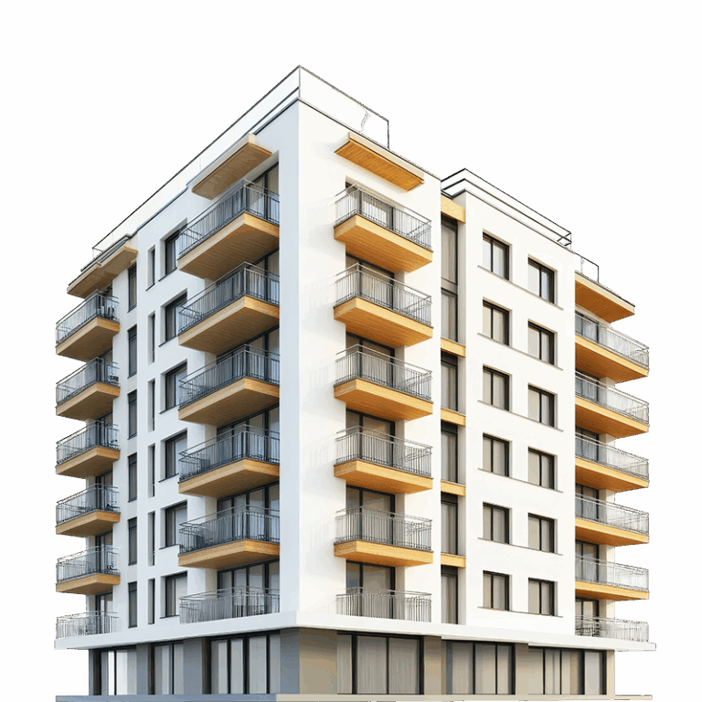 modern apartment building